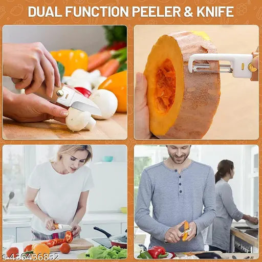 2-in-1 Peeler & Precision Knife