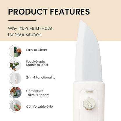 2-in-1 Peeler & Precision Knife